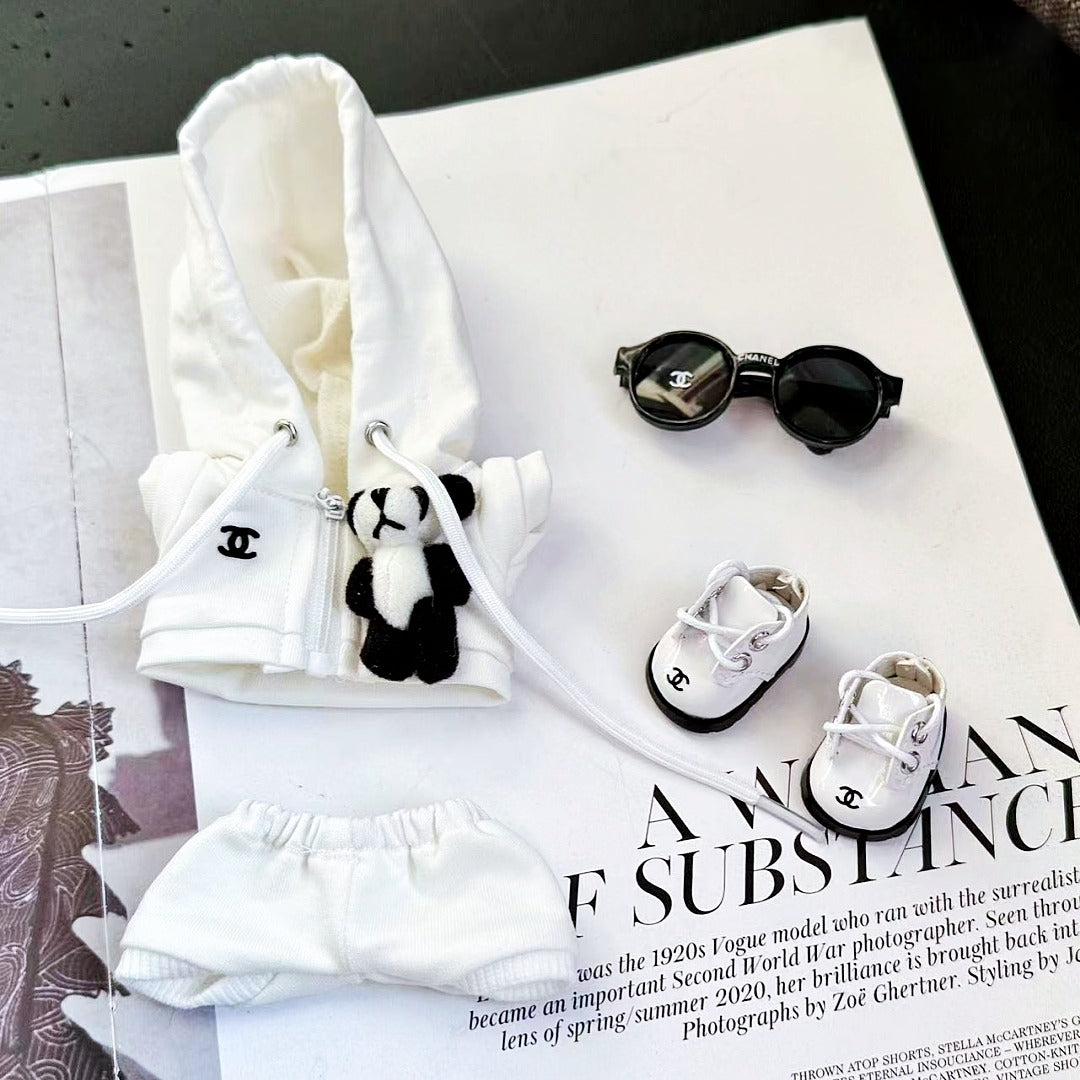 Chanel-Inspired Labubu Panda Streetwear - (Labubu Not Inclued)