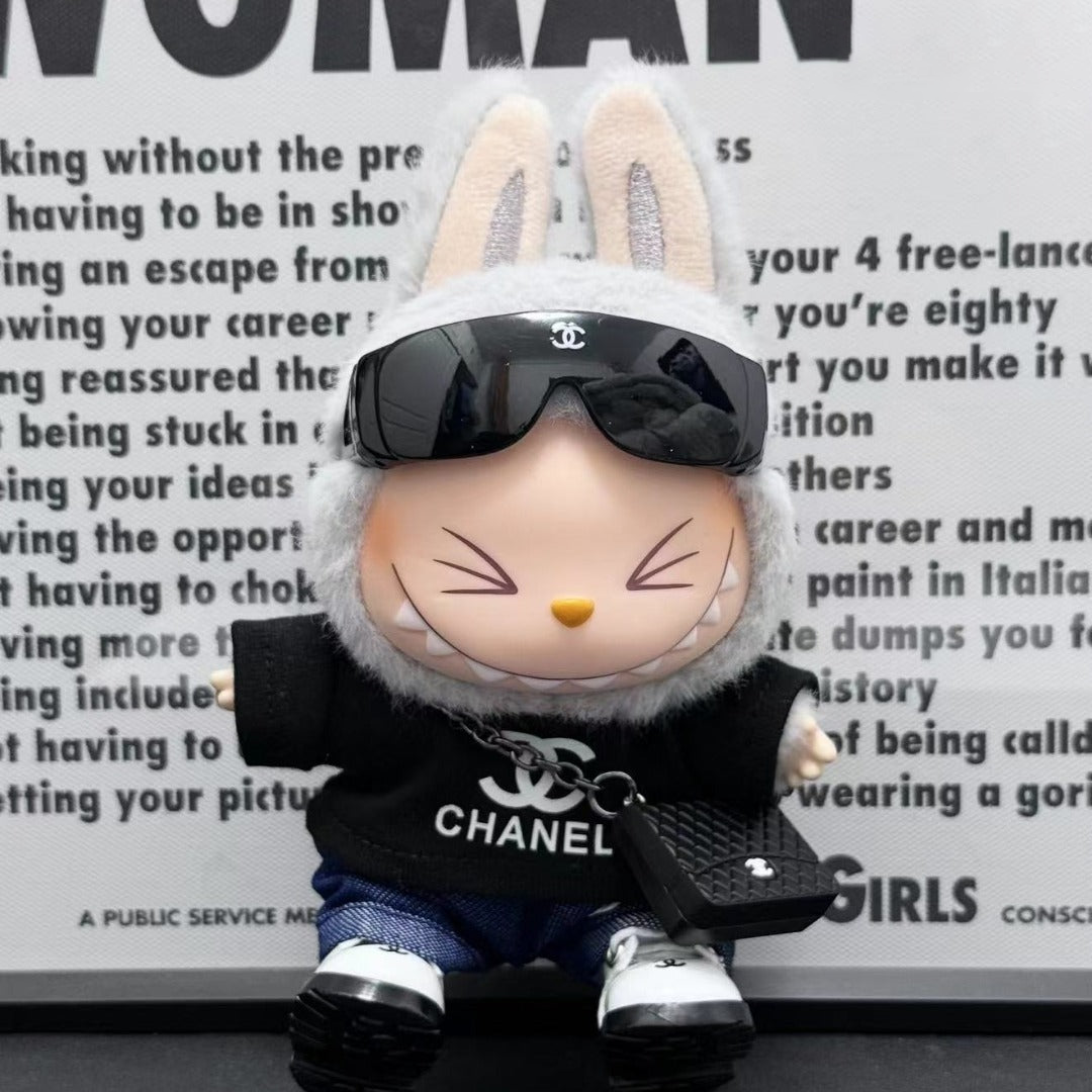 Chanel-Inspired Labubu Streetwear - (Labubu Not Inclued)