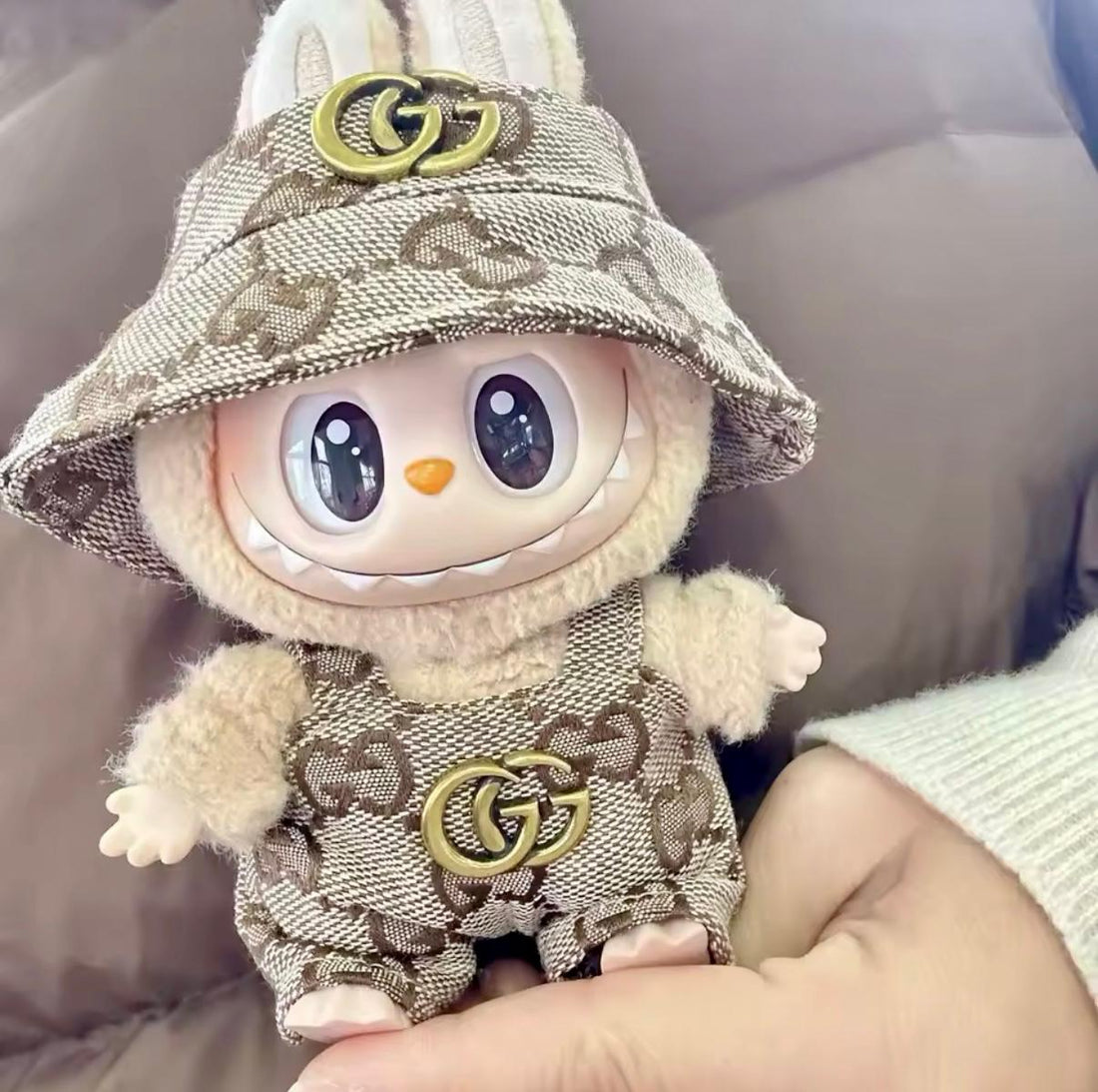 Gucci-Inspired Labubu Outfit Set - (Labubu Not Inclued)